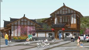 中式住宅民居SU模型