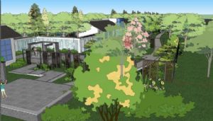 中式风格公园SU模型