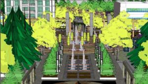 小区广场：石SU模型 免费sketchup模型下载