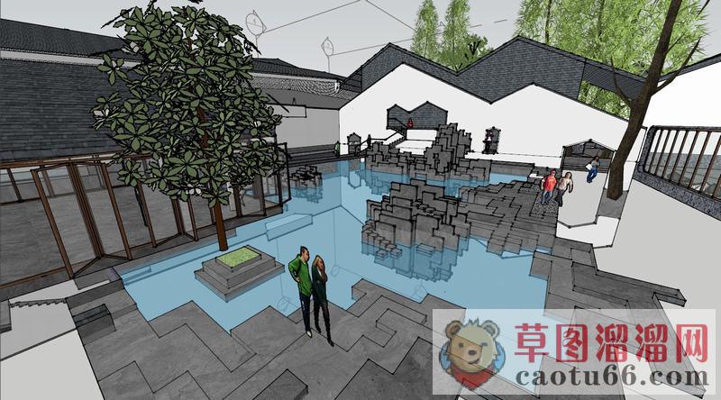 博物馆SU模型