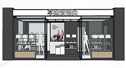 服装店鞋店包包店SU模型
