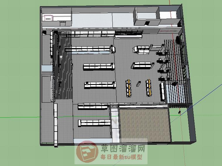 超市SU模型
