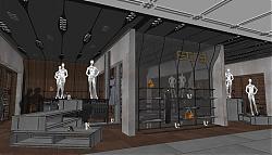 LOFT服装店SU模型