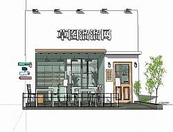咖啡店SU模型