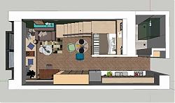 单身公寓住宅SU模型