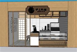 蛋糕店奶茶店SU模型