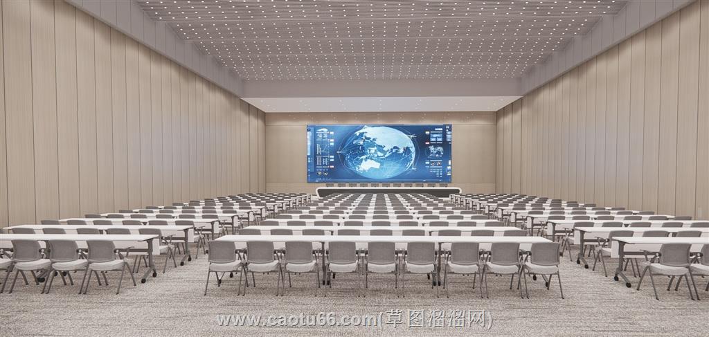 会议厅报告厅演讲厅SU模型
