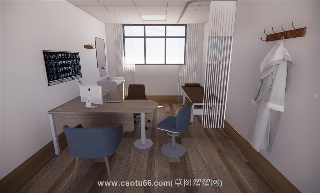 医院诊室SU模型