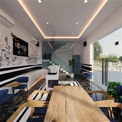 奶茶店咖啡店餐饮店SU模型