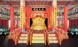 宫殿皇宫宝座SU模型