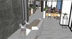 公司办公室SU模型