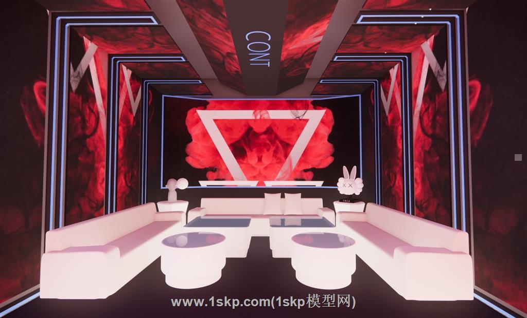 ktv包厢SU模型