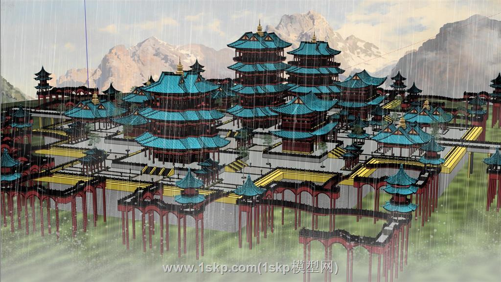 仙界天宫古建筑