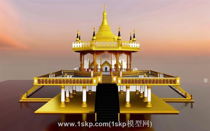金色的泰式建筑