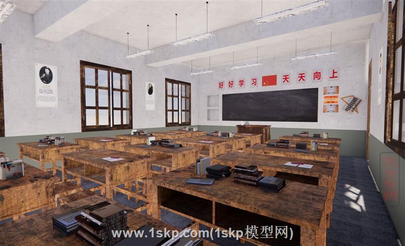 怀旧80后的小学教室