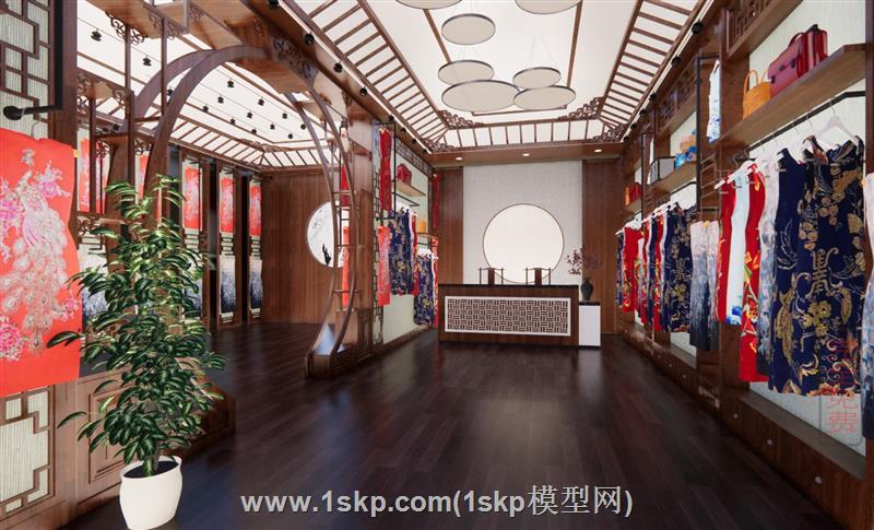 中式服装店旗袍店