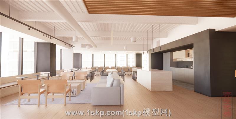 茶歇间茶水间洽谈区