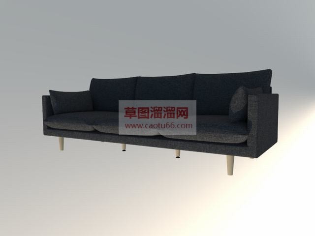 布艺沙发家具SU模型