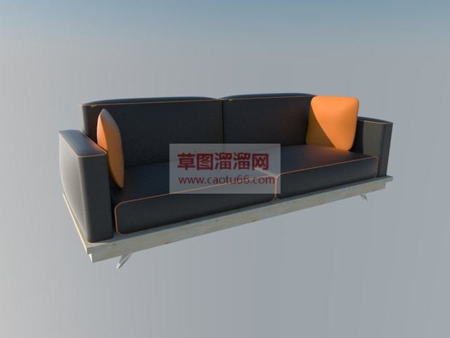 皮革沙发家具SU模型