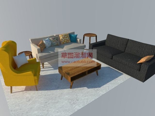 沙发家具SU模型