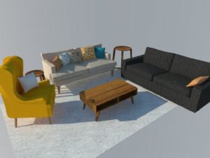 沙发家具SU模型