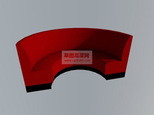 弧形沙发家具SU模型
