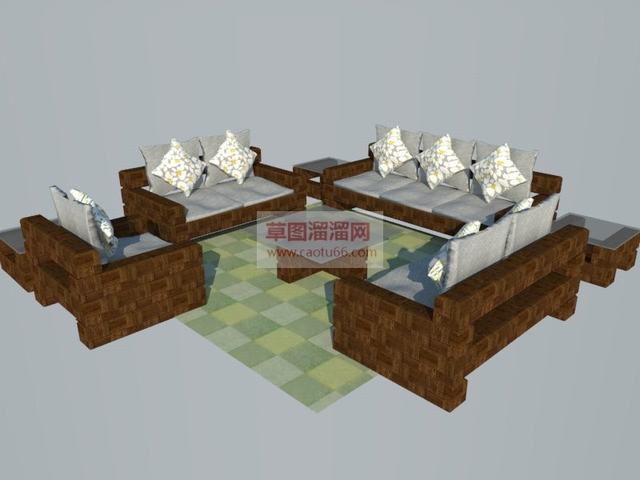 沙发家具SU模型