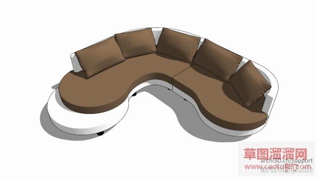 沙发SU模型