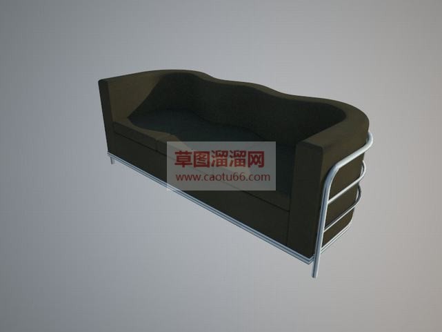耳型沙发家具SU模型