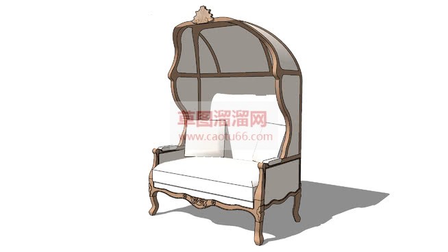 欧式装饰沙发SU模型