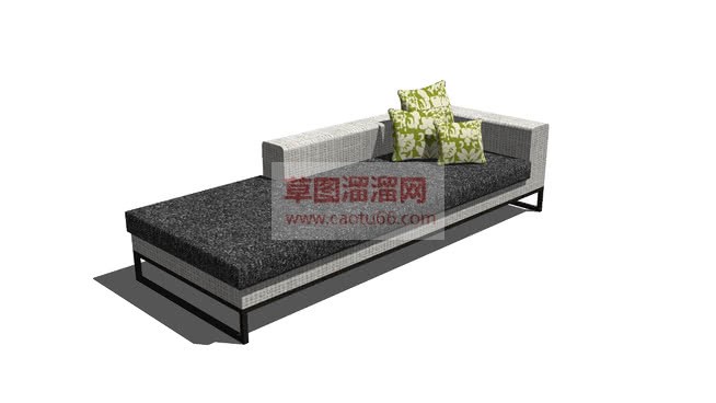 现代贵妃沙发SU模型