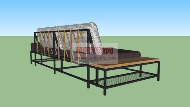 免费现代简易SU模型