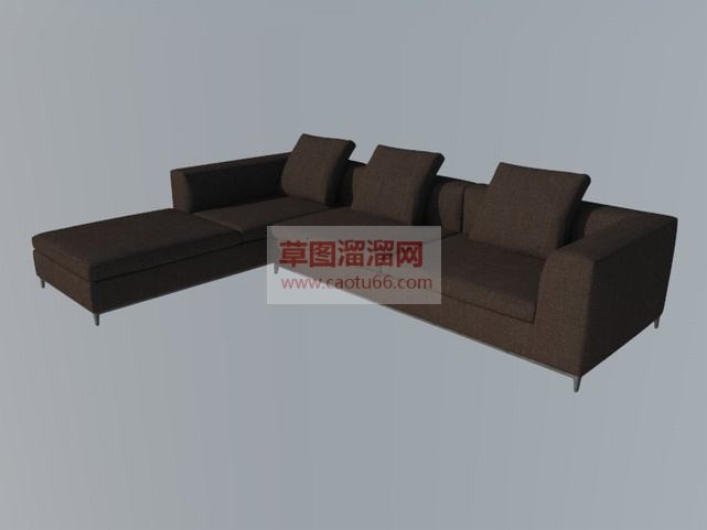 草图大师L型SU模型