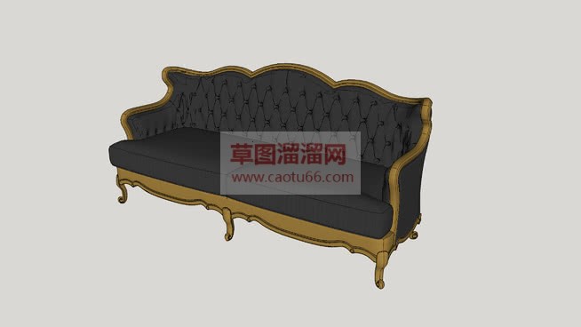 欧式沙发家具SU模型