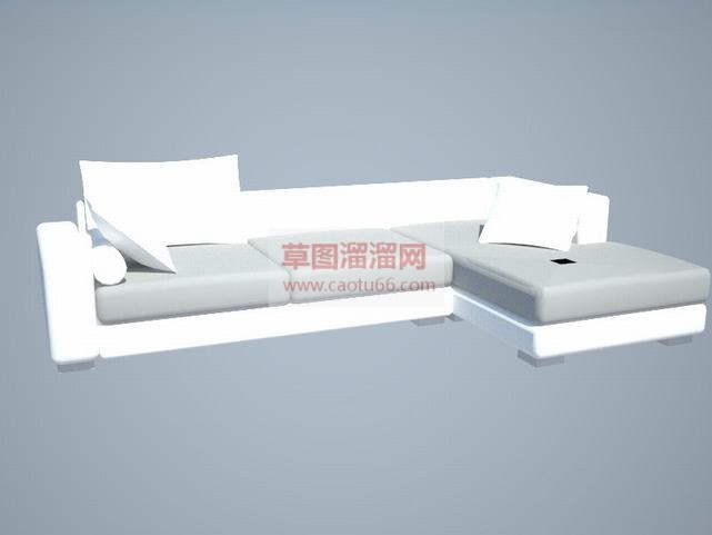 L型沙发免费SU模型