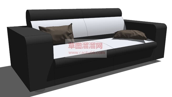 简易沙发SU模型