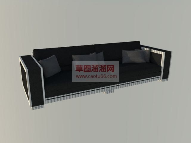 直沙发家具的SU模型