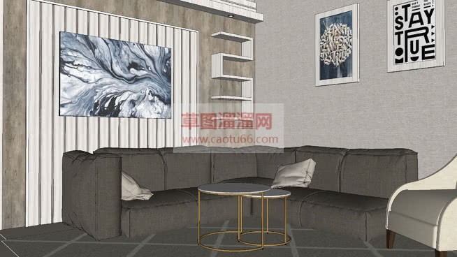 库沙发家具SU模型