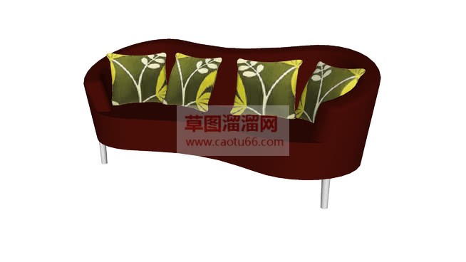 现代小沙发库SU模型