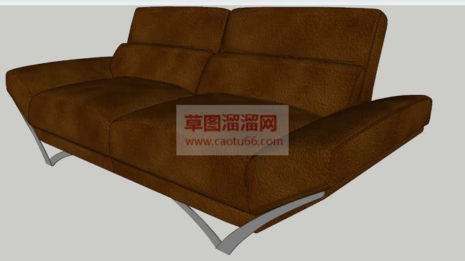 软沙发SU模型