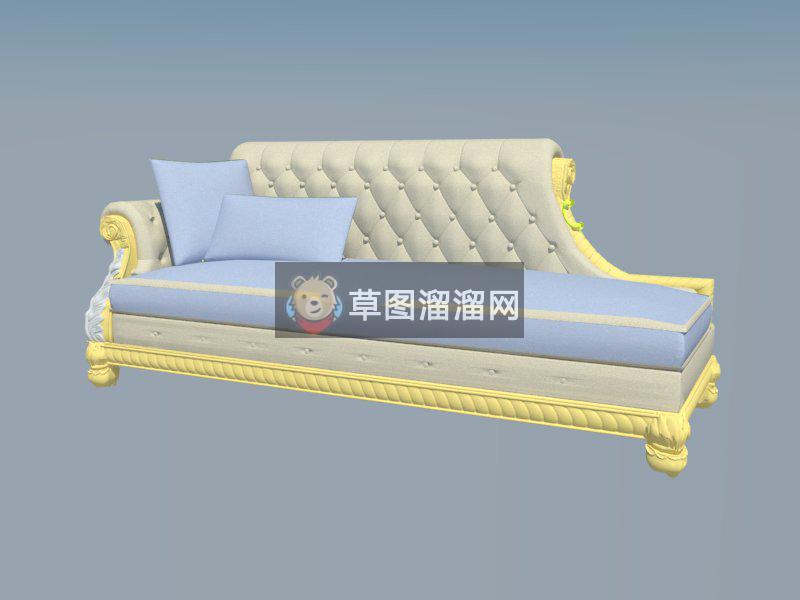 贵妃沙发SU模型