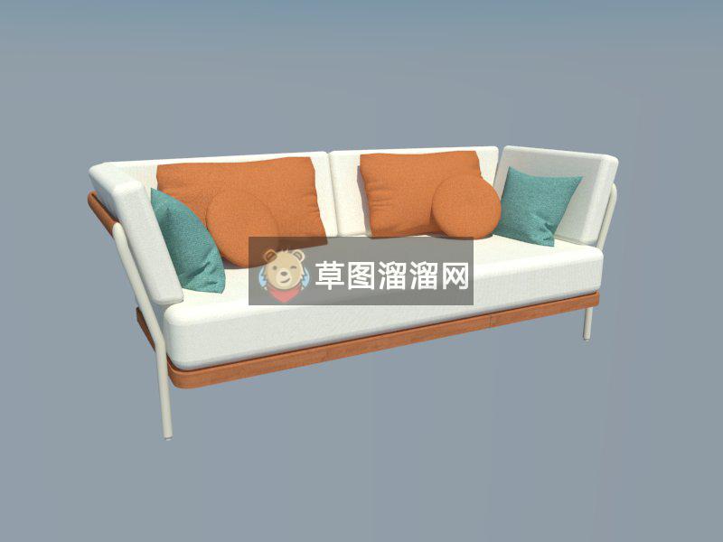现代沙发SU模型