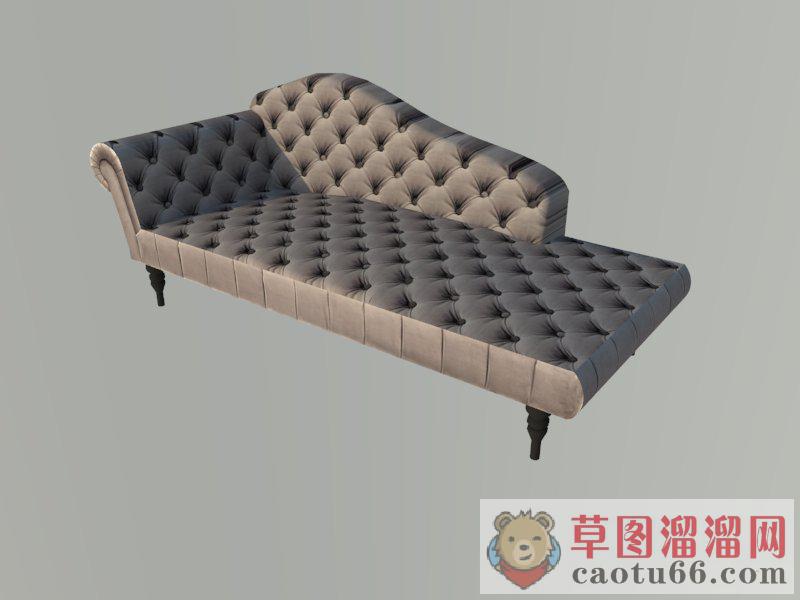 贵妃沙发SU模型