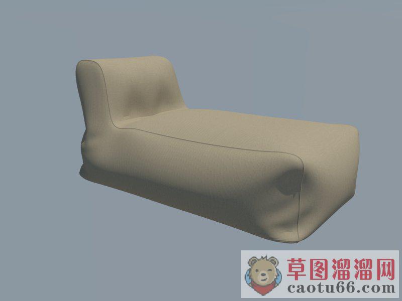 贵妃沙发家具SU模型