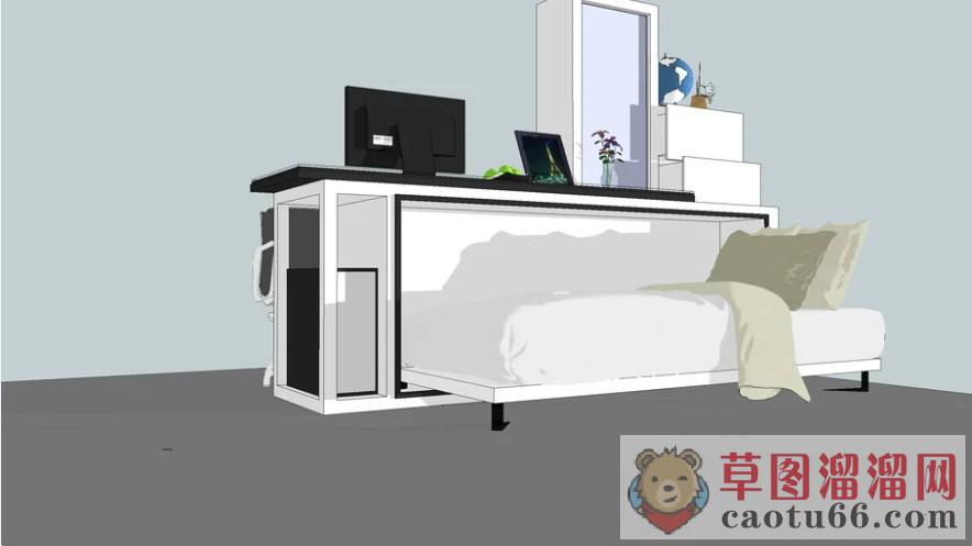 桌子沙发组合SU模型