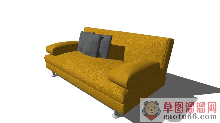 现代沙发SU模型