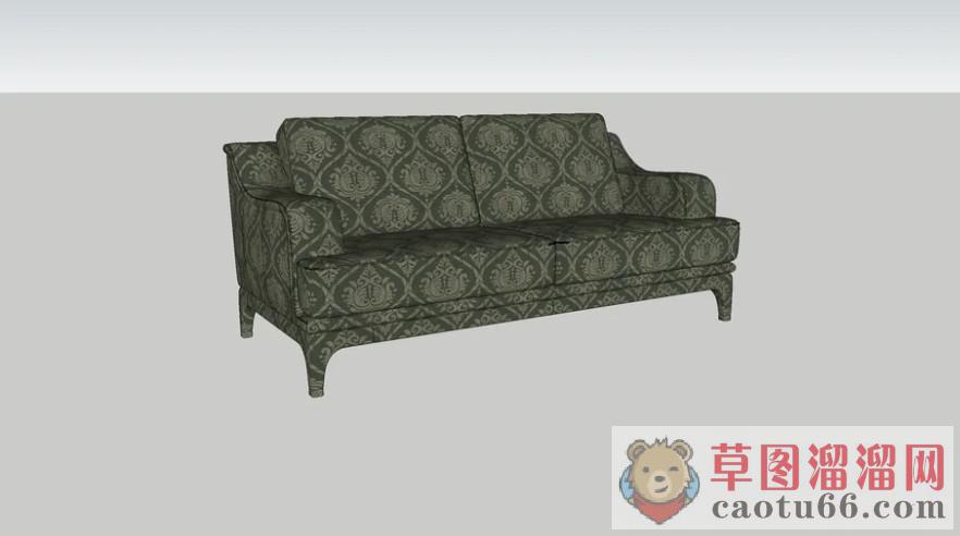 布艺沙发SU模型