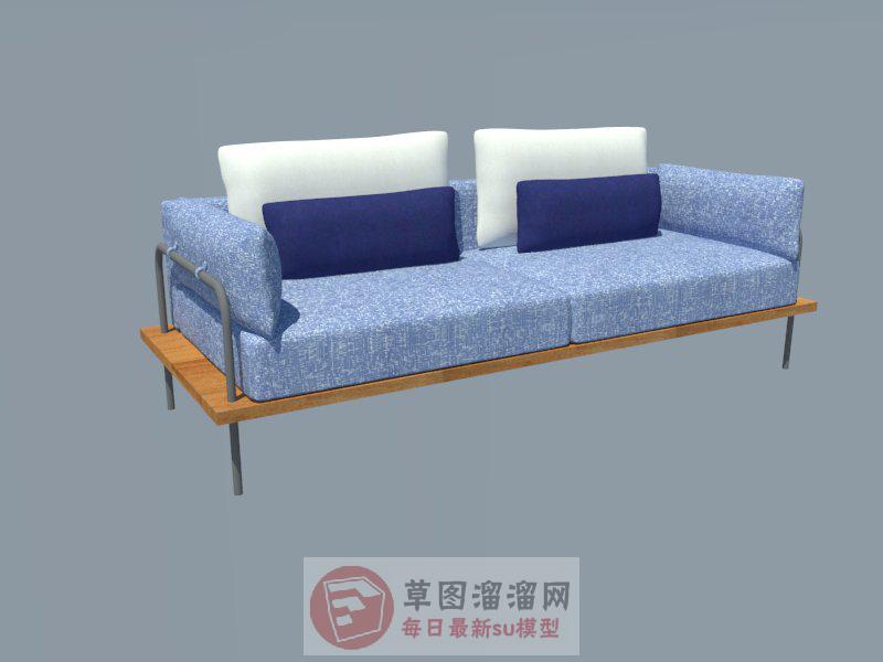 布艺沙发家具SU模型