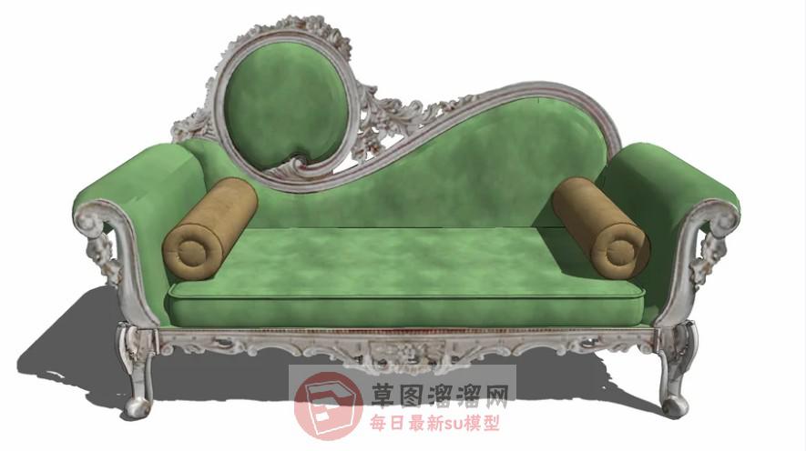 欧式沙发SU模型