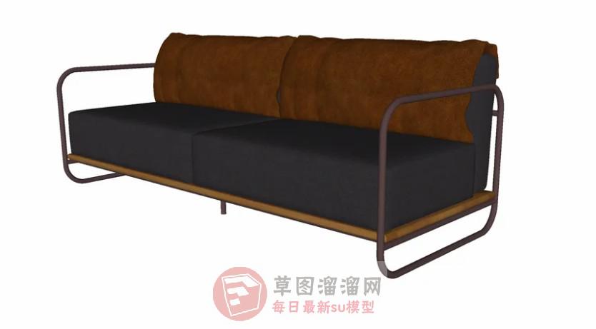 布艺沙发SU模型